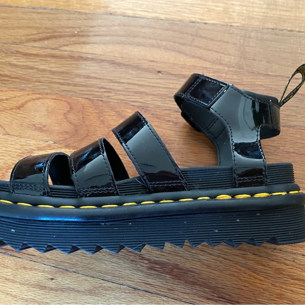 Doc Martens glossy sandals